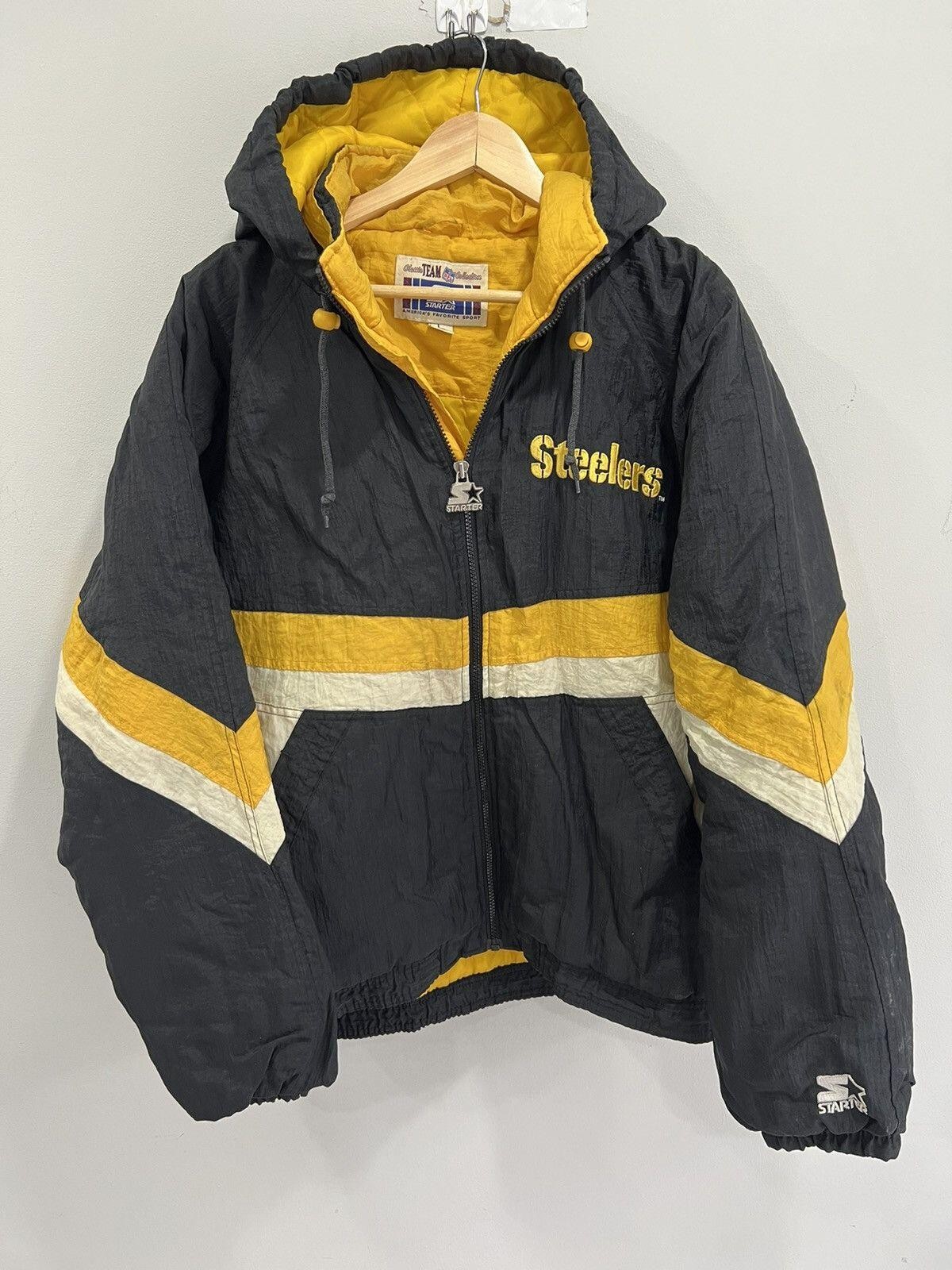 Vintage 90s Pittsburgh Steelers Starter Jacket Zip Up Vintage 90s Pittsburgh Steelers Starter Jacket Zip Up