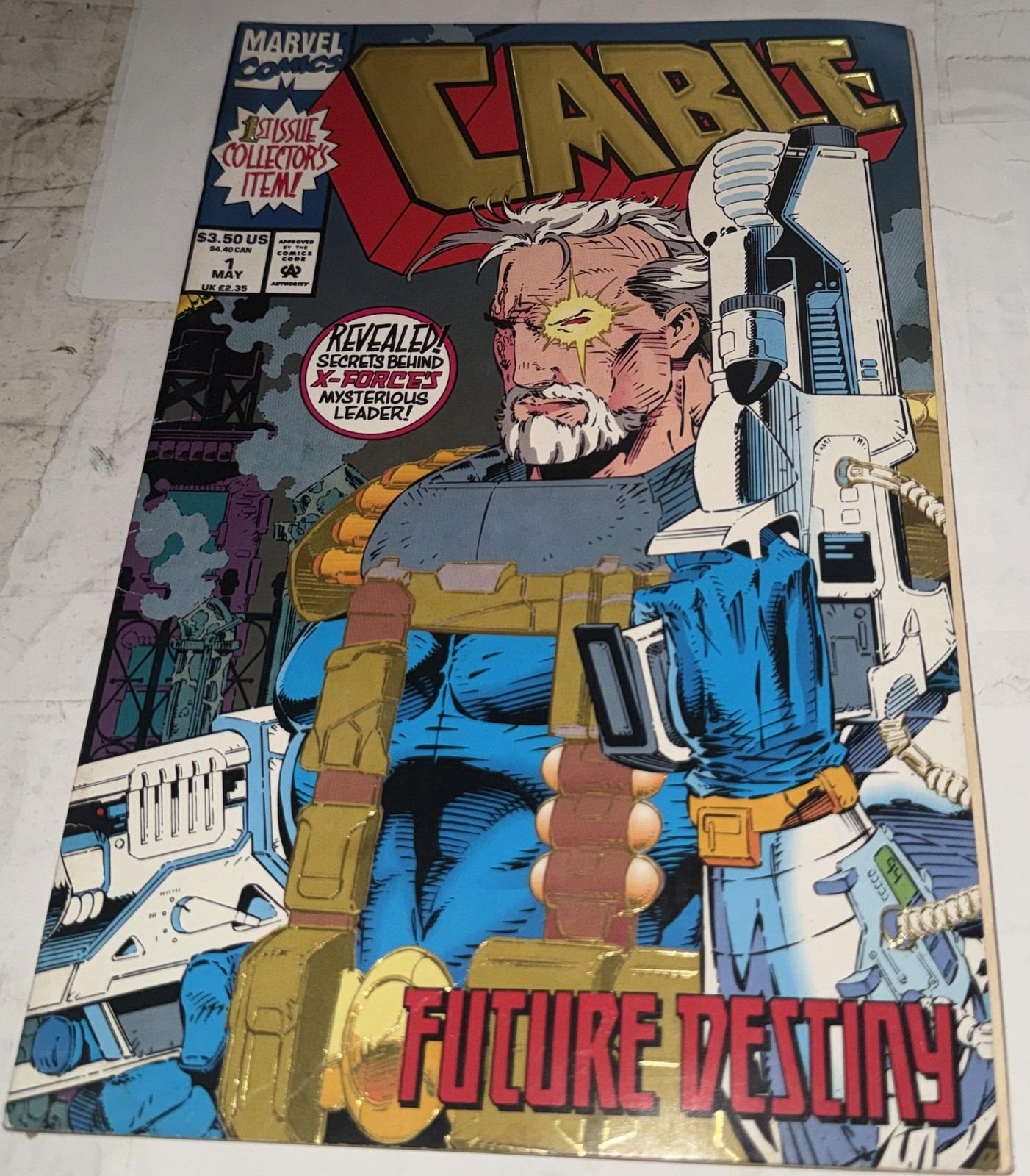 Vintage 1994 Marvel Cable Future Destiny #1 Comic Book X-Force Leader Origin