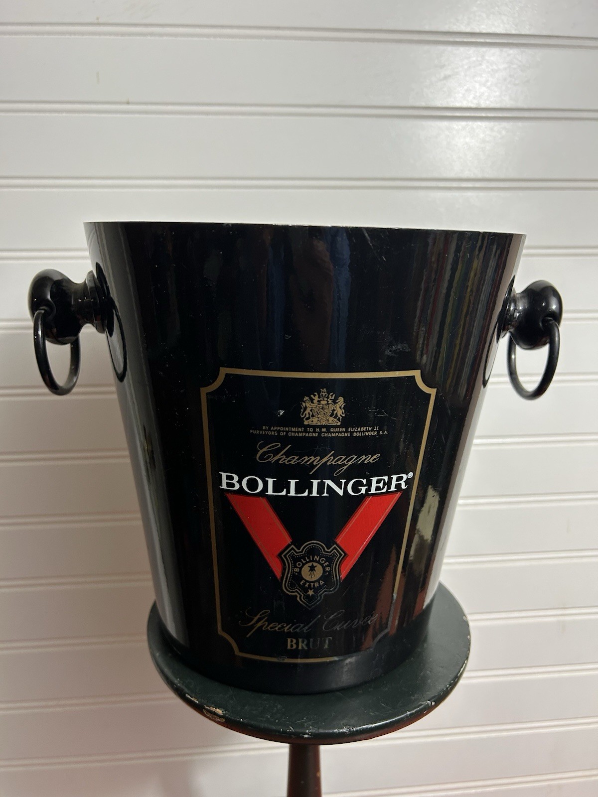 Bollinger Vintage French Champagne Cooler Bucket Champagne Cooler Metal Bucket