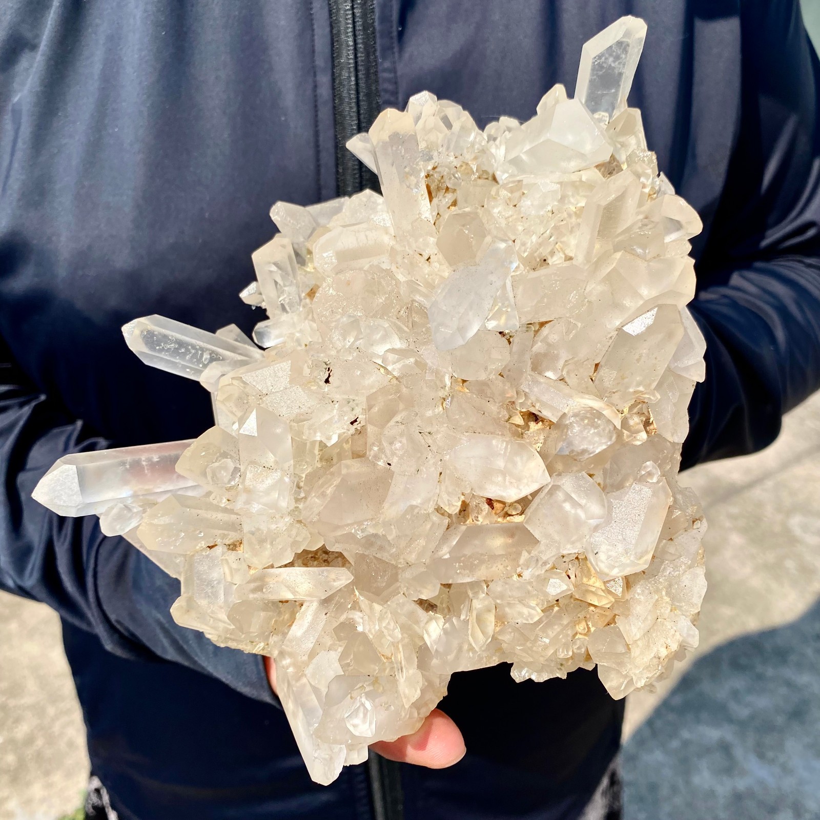 3.46LB A+++ Large Himalayan top quartz clusters/mineral samples - 3.46LB A+++ Large Himalayan top quartz clusters/mineral samples -