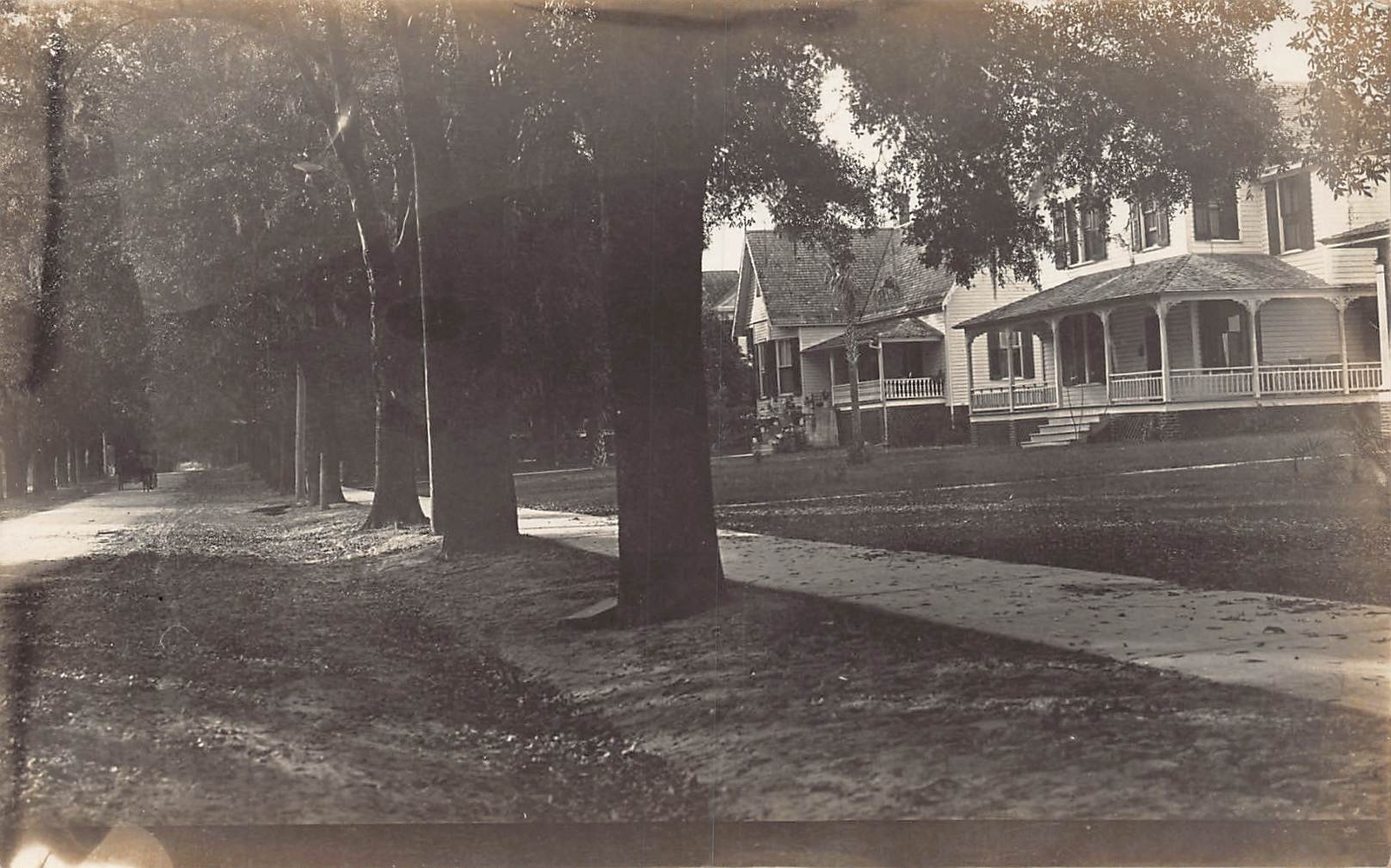 J79/ St Petersburg Florida RPPC Postcard c1910 Residence Street Homes 109