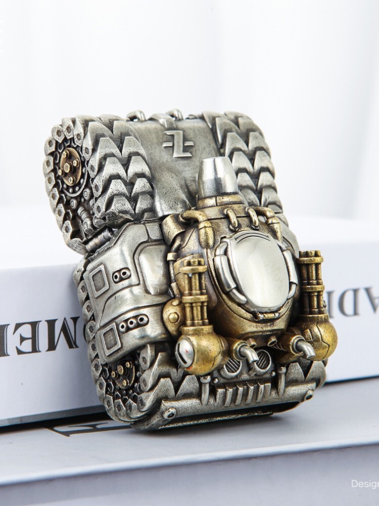 Heavy Armor Tank Lighter - Handcrafted Steampunk Design | Gift | Zippo Heavy Armor Tank Lighter - Handcrafted Steampunk Design | Gift | Zippo