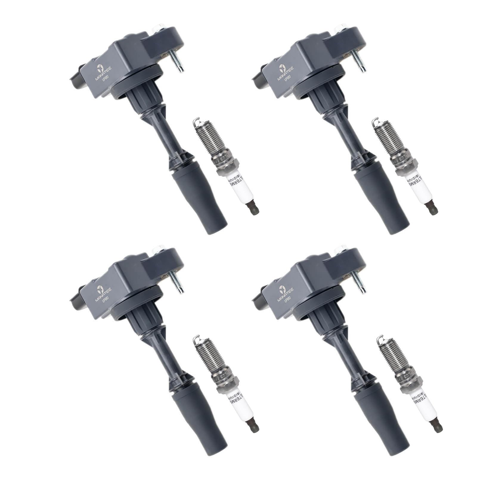 MANATEE Coil Pack & Double Iridium Spark Plugs Set for 2.0 2.5 Chevy Buick 2.0T MANATEE Coil Pack & Double Iridium Spark Plugs Set for 2.0 2.5 Chevy Buick 2.0T