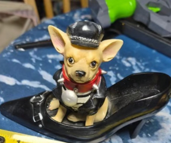 Aye Chihuahua KILLER Figurine #13333 by Westland Giftware No Box Aye Chihuahua KILLER Figurine #13333 by Westland Giftware No Box