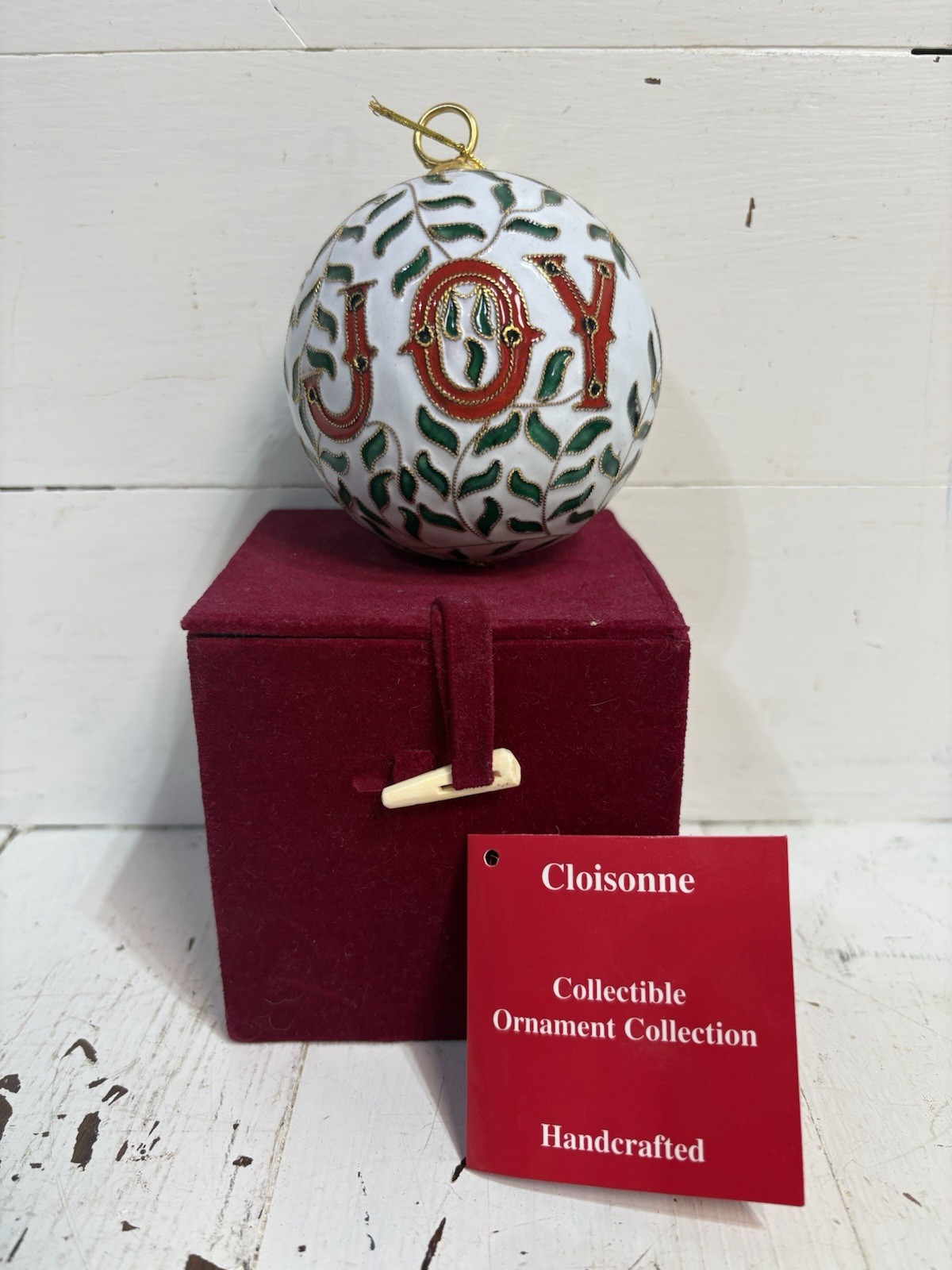 Vintage Handcrafted Cloisonne Enamel \