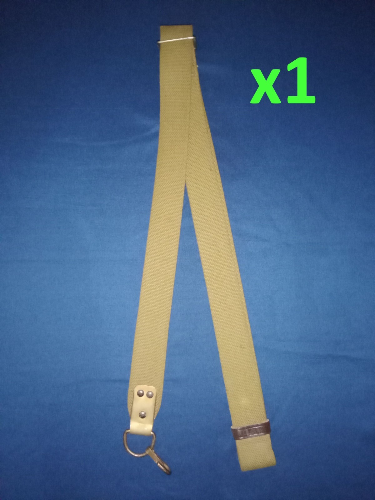Soviet Russian Army Sling AK Carry Strap Belt Khaki Deer Head OTK Stamp Grade A Soviet Russian Army Sling AK Carry Strap Belt Khaki Deer Head OTK Stamp Grade A