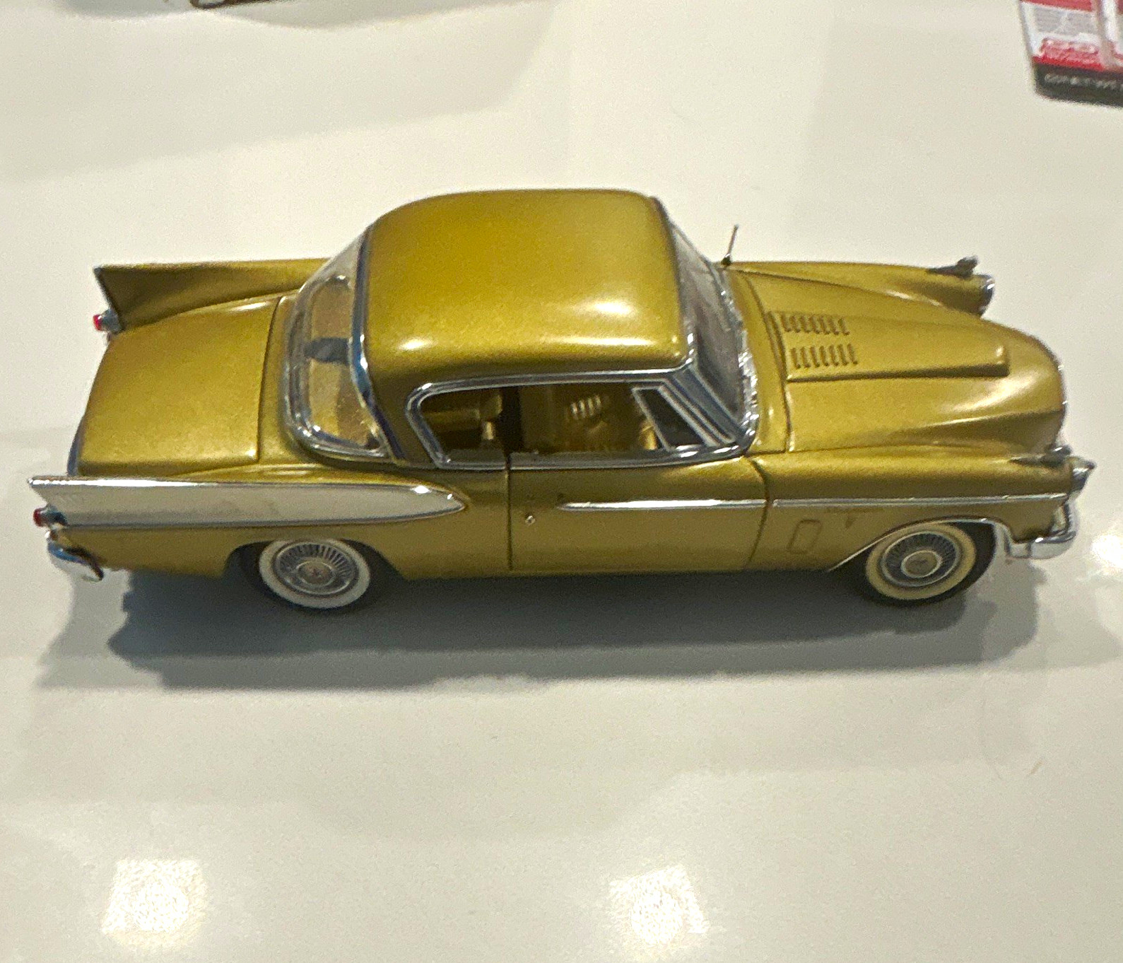 Studebaker gold 1957 part car model car
