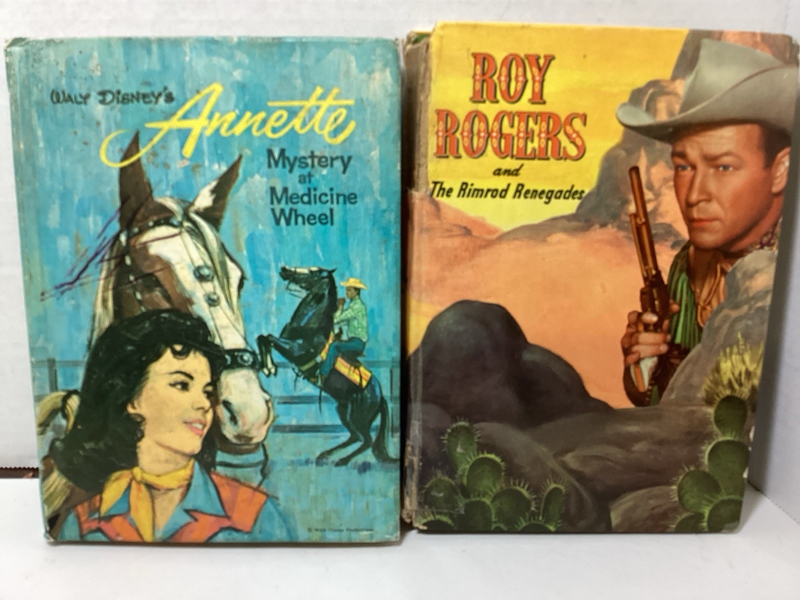  Vintage Children’s Books Roy Roger’s Rimrod Disney Annette