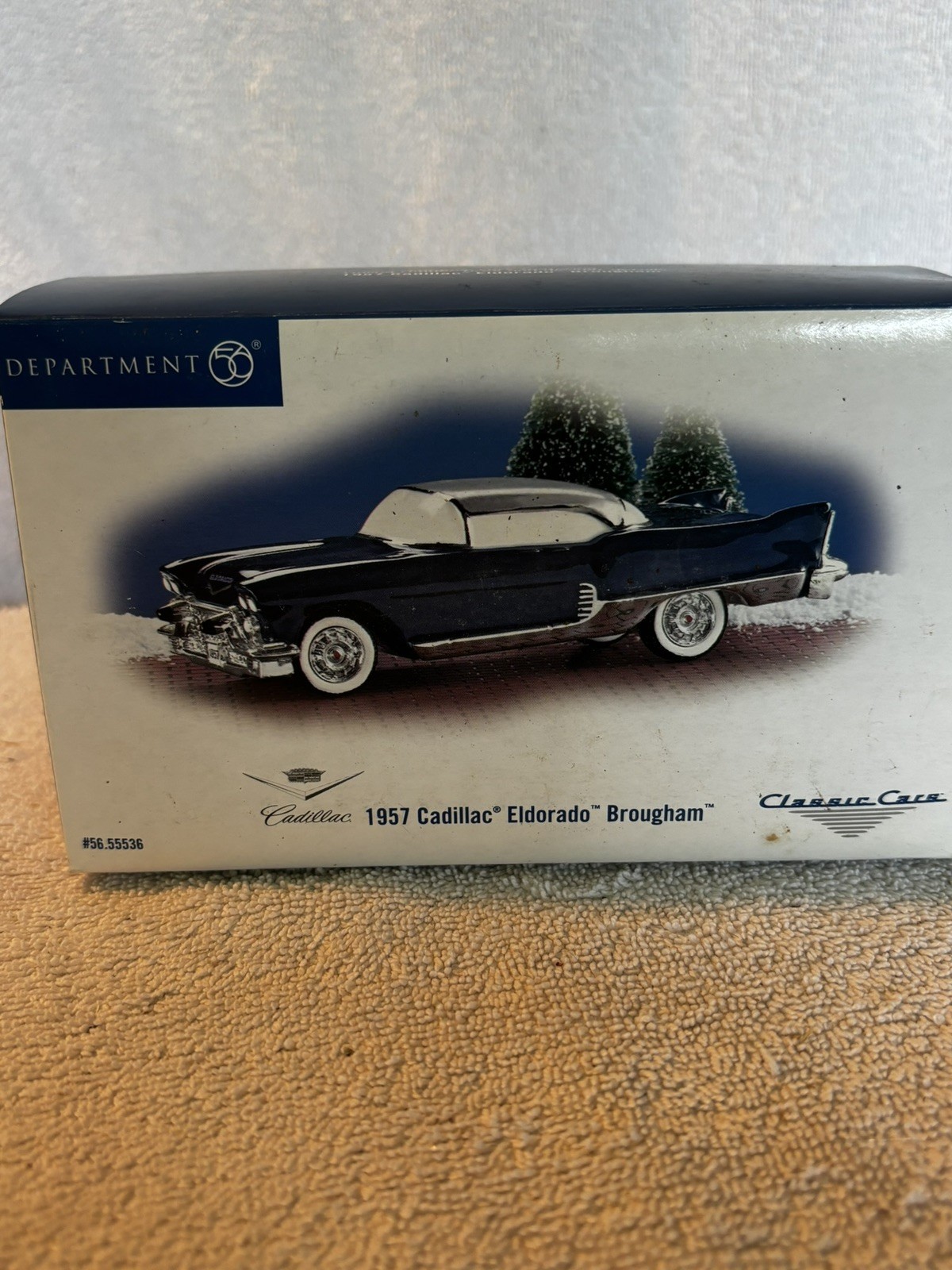 Dept. 56 Classic Cars 1957 CADILLAC ELDORADO BROUGHAM Original Box Retired 2003 Dept. 56 Classic Cars 1957 CADILLAC ELDORADO BROUGHAM Original Box Retired 2003