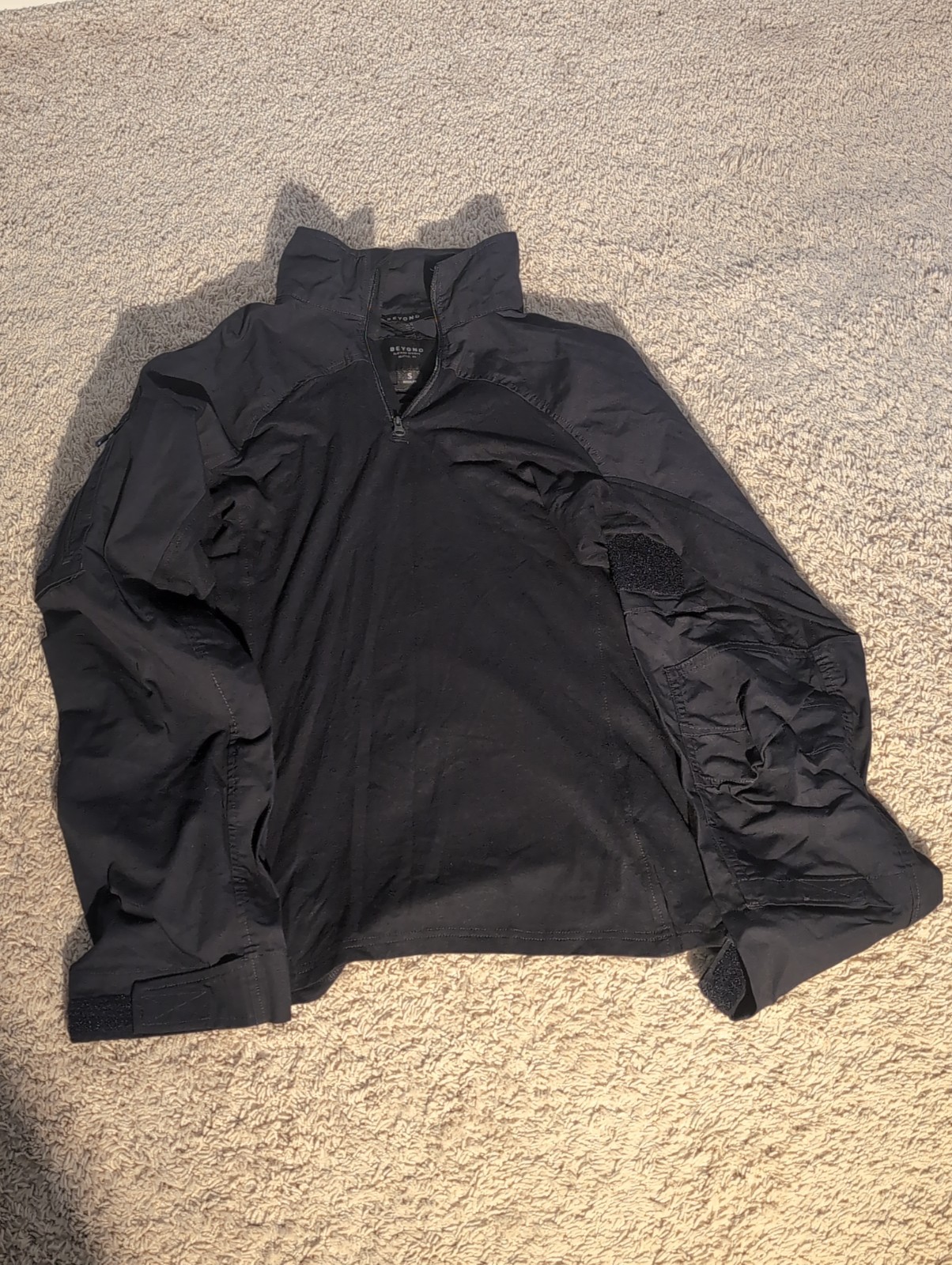 Discontinued Beyond Clothing A9 Mission Shirt Men Small Dark Blue Lightly Used