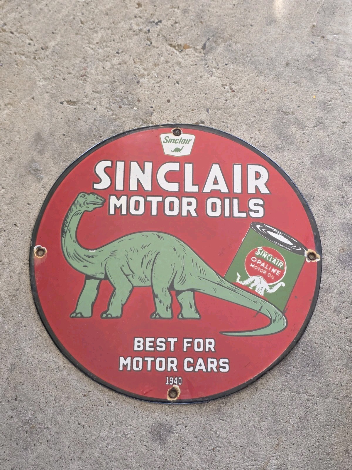 VINTAGE SINCLAIR MOTOR OIL \