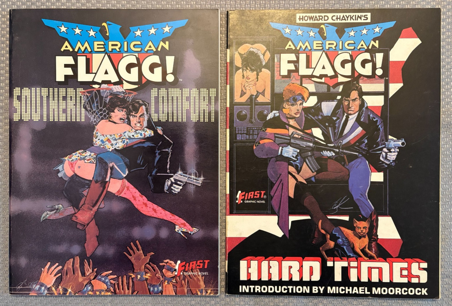 American Flagg lot - Howard Chaykin - Hard Times / Sourthern Comfort