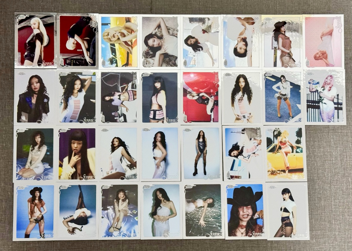 Complete Set Lot*1-30 2026 Topps Chrome x Jennie 30 Cards Base Set