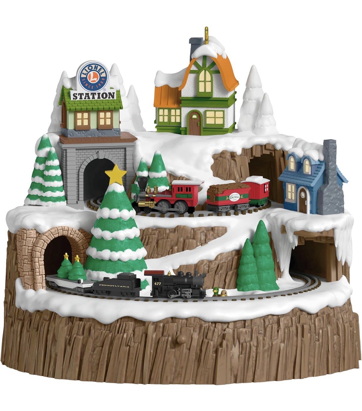 Hallmark Keepsake Lionel Christmas Mountain Ornament Light Sound Motion 2026