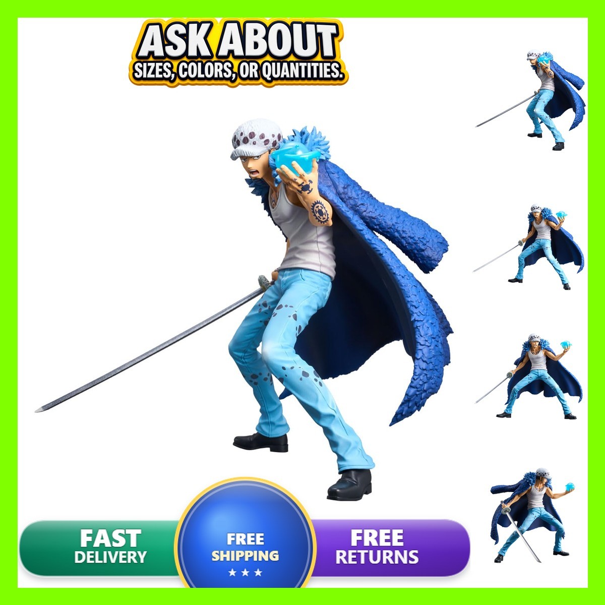 Banpresto One Piece Trafalgar Law Special Edition Grandista Figure Banpresto One Piece Trafalgar Law Special Edition Grandista Figure