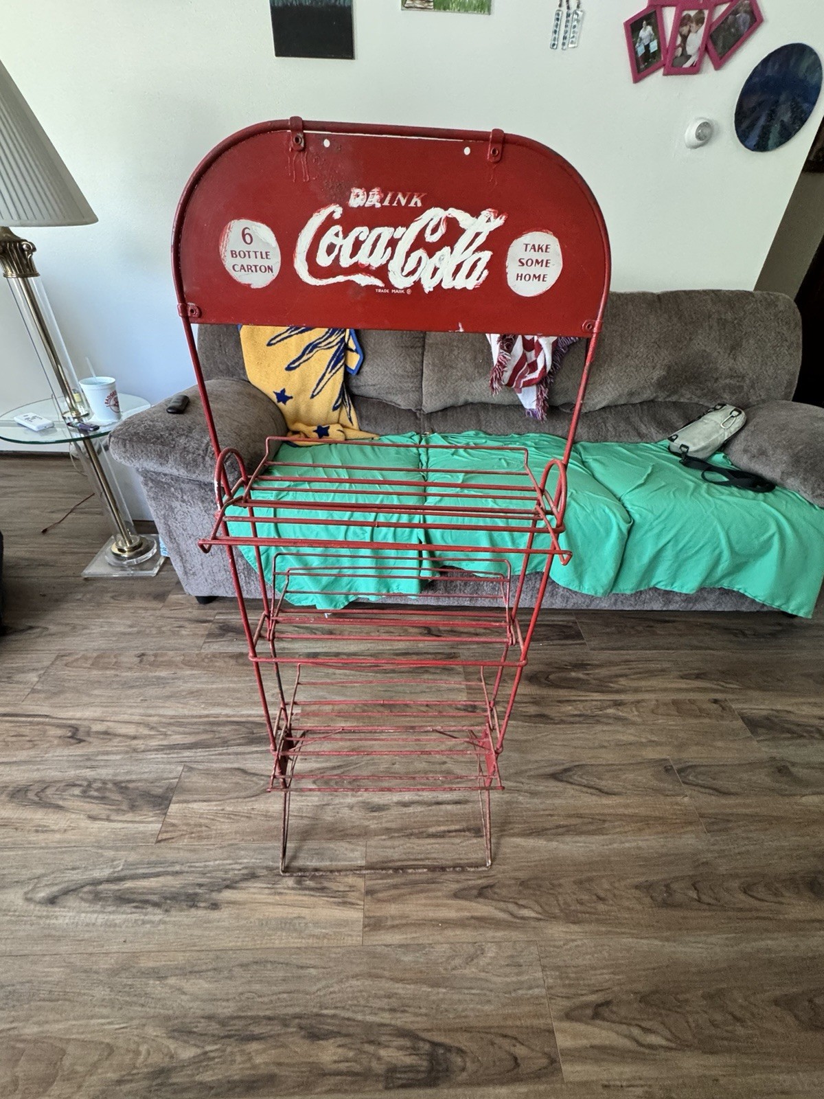1930s Coca-Cola Vintage Display Rack Double Sided Sign Soda Pop 1930s Coca-Cola Vintage Display Rack Double Sided Sign Soda Pop
