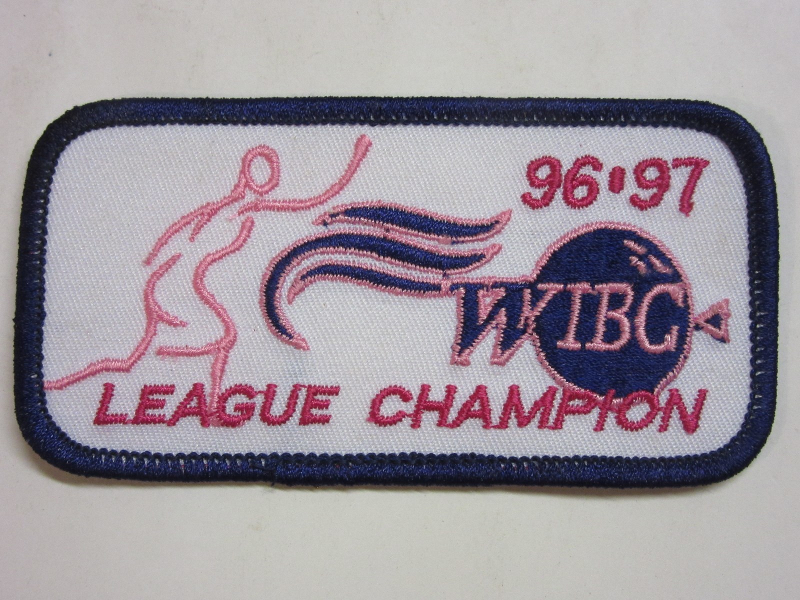 WIBC 96-97 League Champion Patch - Vintage Bowling Perfect WIBC 96-97 League Champion Patch - Vintage Bowling Perfect