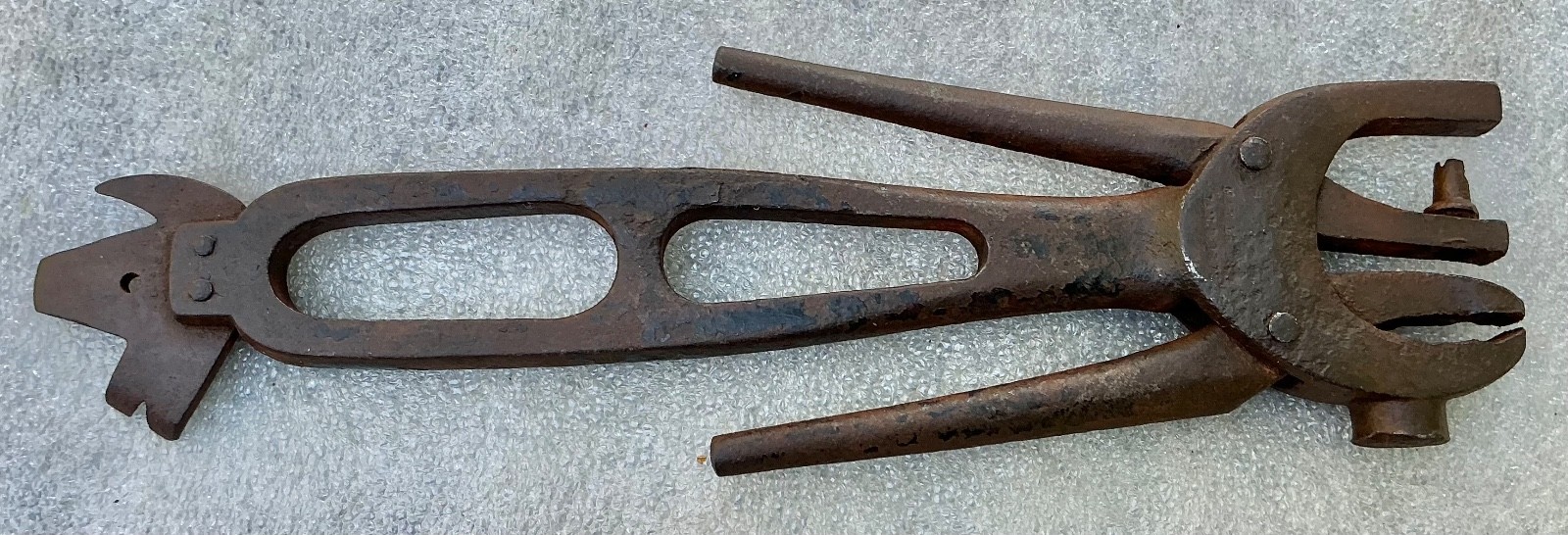 1871 J.W.CURRIER PATENT #114,770 COMBO TOOL NEWBURY VERMONT WRENCH HAMMER PUNCH 1871 J.W.CURRIER PATENT #114,770 COMBO TOOL NEWBURY VERMONT WRENCH HAMMER PUNCH