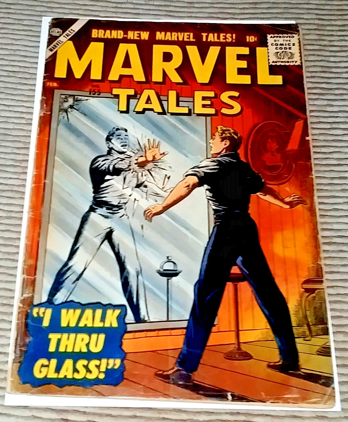 MARVEL TALES #155 Feb., 1957 (Atlas) Bill Everett-cover; Jim Mooney, Gene Colan MARVEL TALES #155 Feb., 1957 (Atlas) Bill Everett-cover; Jim Mooney, Gene Colan
