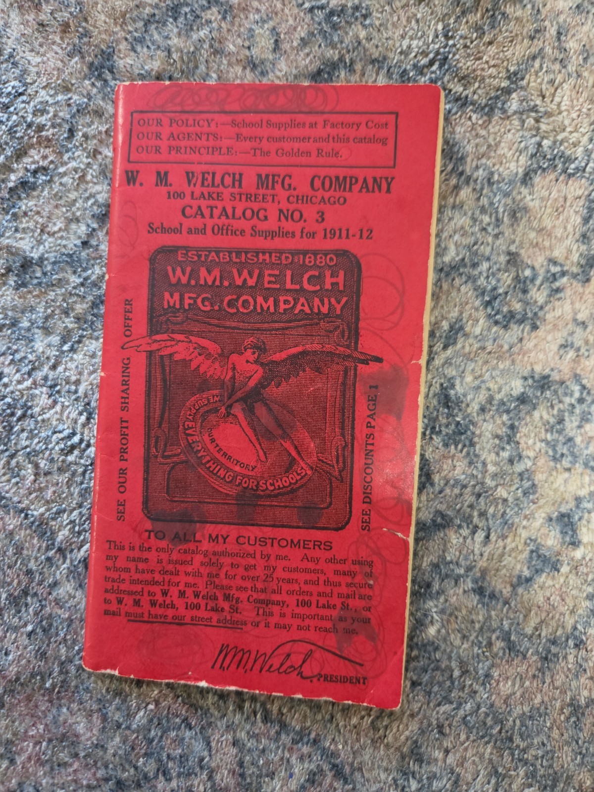 Vintage 1911-12 W.M. Welch School Supply Catelog #3 Chicago Ephemera History Vintage 1911-12 W.M. Welch School Supply Catelog #3 Chicago Ephemera History