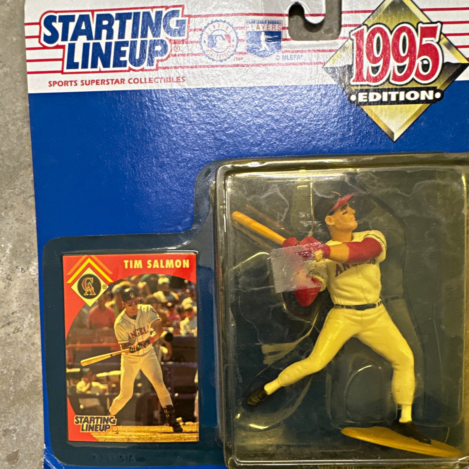 Starting Lineup Tim Salmon 1995 Baseball Figure Vintage Original Unopened