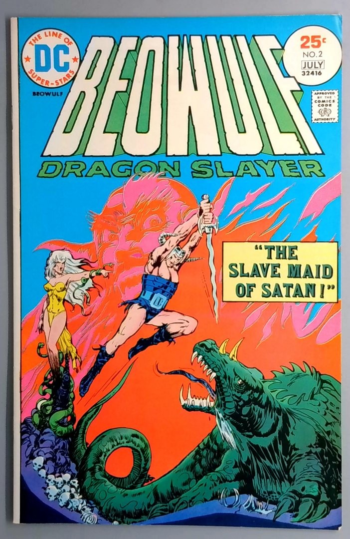Beowulf Dragon Slayer #2 VF+ DC Comics July 1975 Beowulf Dragon Slayer #2 VF+ DC Comics July 1975