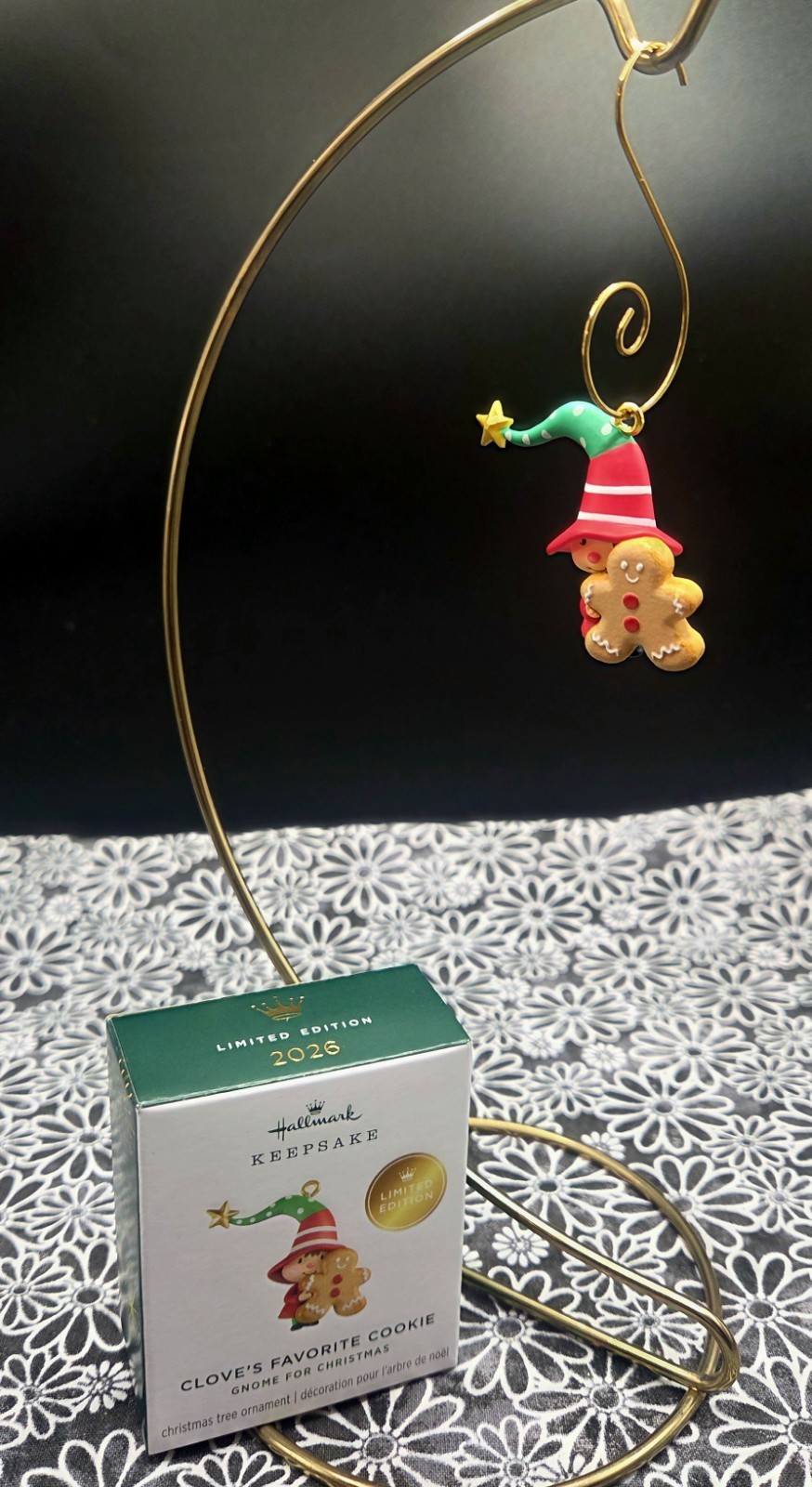 Hallmark 2026 Clove\'s Favorite Cookie - Limited Ed. - Gnome for Christmas - NIB