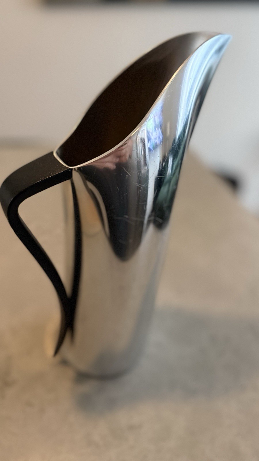 Vintage Fink And Co. Water Jug Rare Early Mirror Polish Finish, Australia