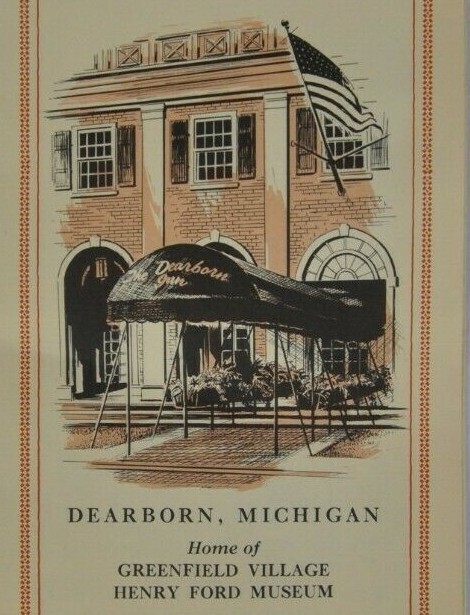The Dearborn Inn Colonial Homes and Motor House, Promotional Brochure Michigan The Dearborn Inn Colonial Homes and Motor House, Promotional Brochure Michigan