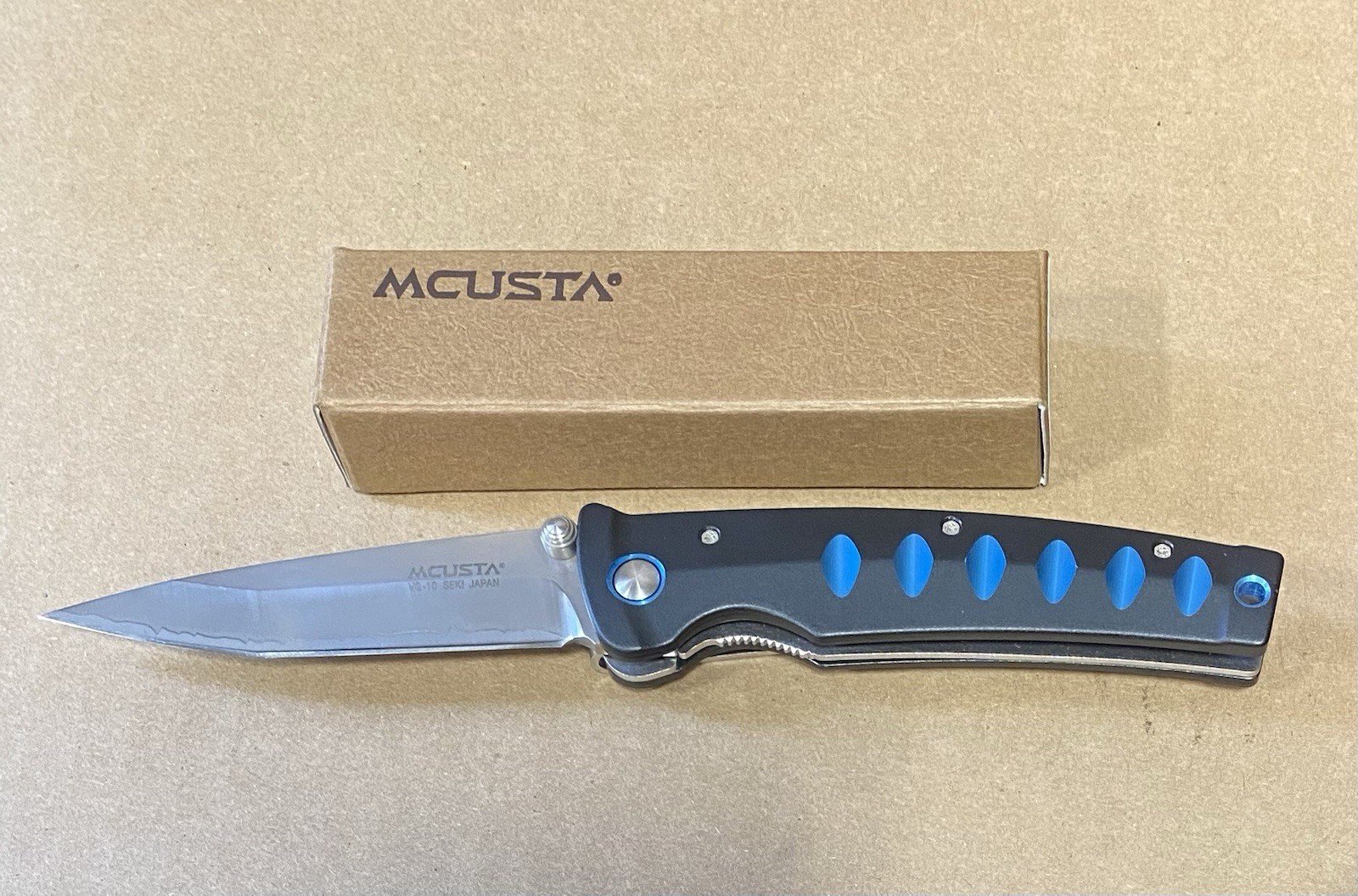 Mcusta MC-0041C Folding Japanese Pocketknife Tanto Blade W\\ Heat Treat Line NEW