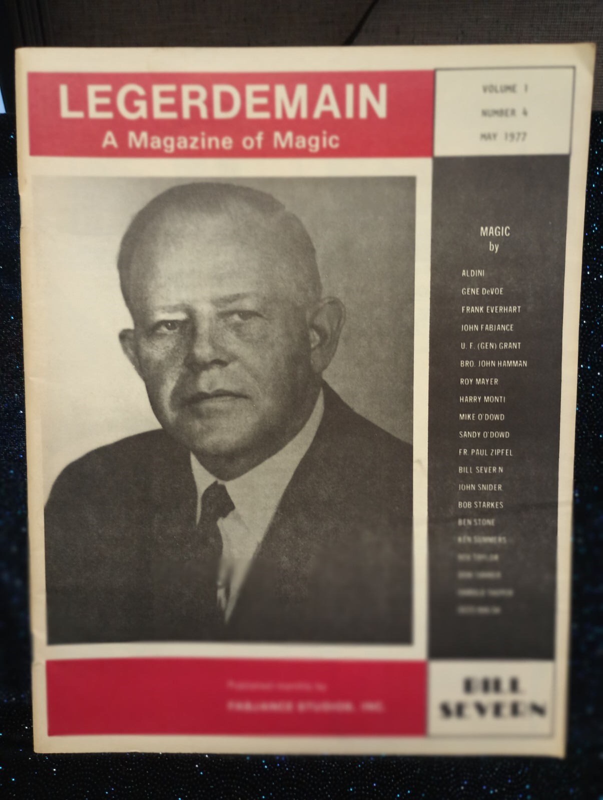 Legerdemain: A Magazine of Magic, Volume 1 Number 4 (May 1977) Bill Severn Legerdemain: A Magazine of Magic, Volume 1 Number 4 (May 1977) Bill Severn