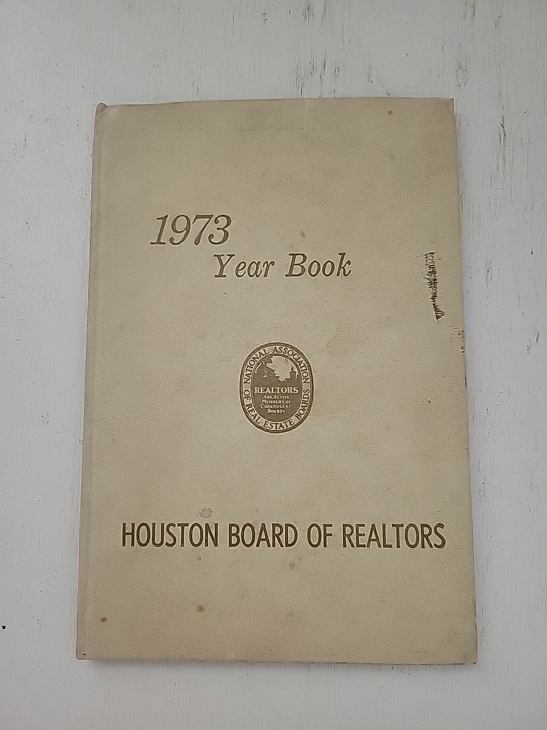 Vintage 1973 Houston Board Of Realtors Year Book Directory Phone Book