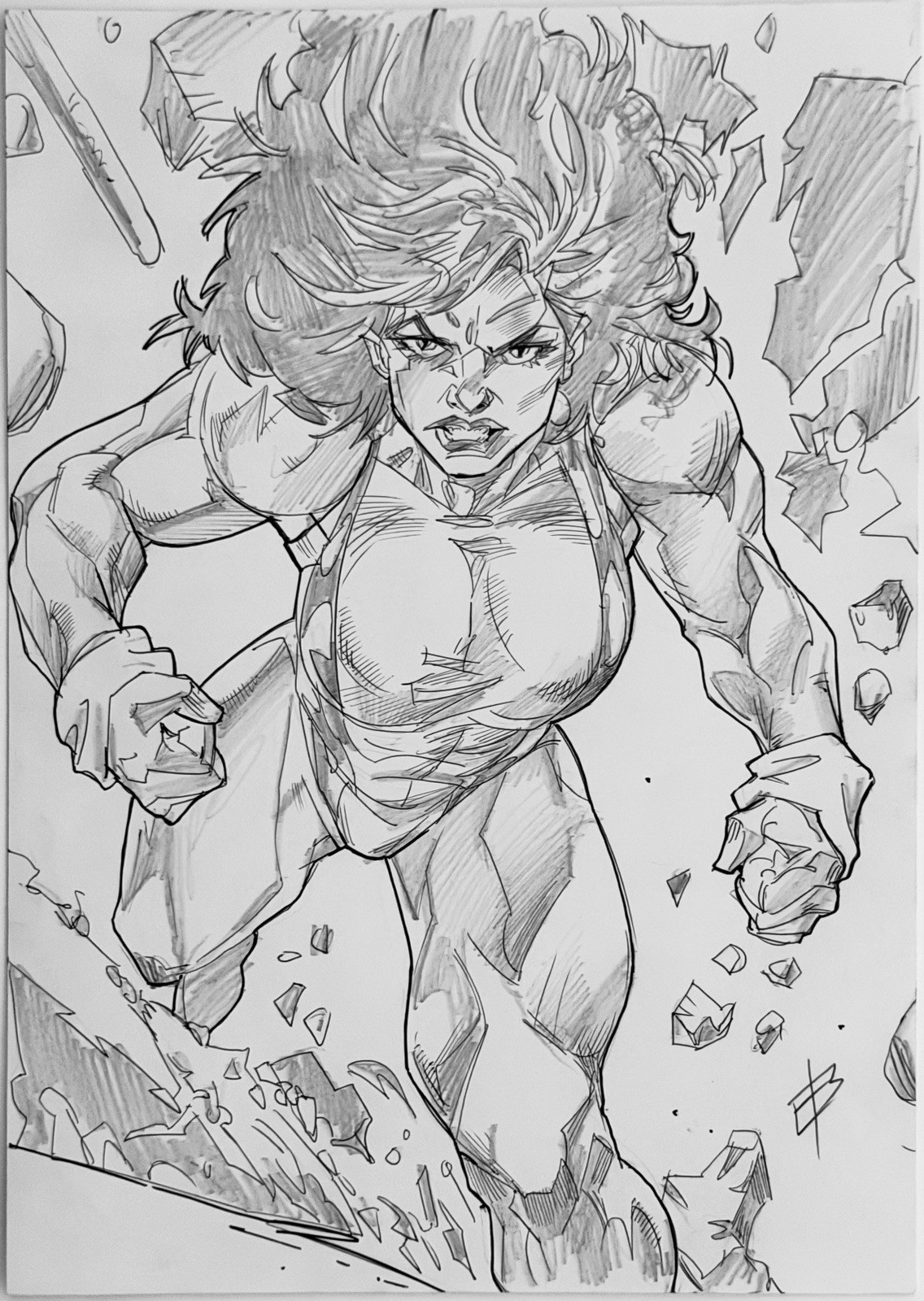 She-Hulk - Original 9x12 She-Hulk - Original 9x12