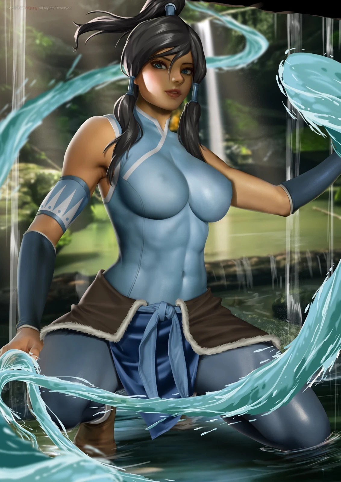 Korra Avatar Anime Sexy Girl HD | ART POSTER | FRAME & SIZE OPTION