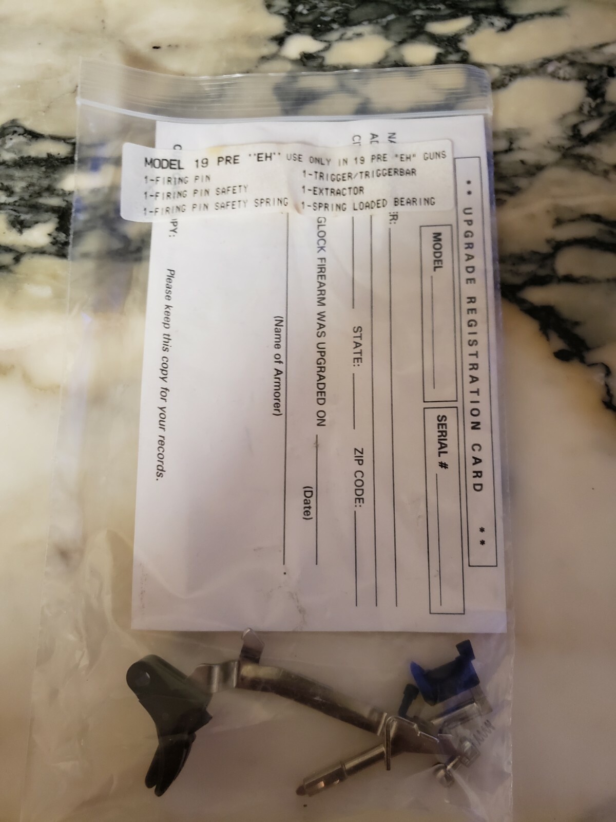 Vintage/Rare/Original Glock Model 19 Up Grade Kit PRE Vintage/Rare/Original Glock Model 19 Up Grade Kit PRE