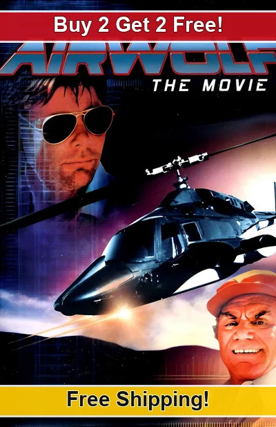 Airwolf The Movie 1984-01 11x17 Movie TV Show Poster Buy 2 Get 2 Free Airwolf The Movie 1984-01 11x17 Movie TV Show Poster Buy 2 Get 2 Free