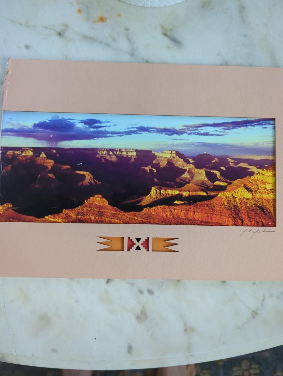 Beautiful Vintage Grand Canyon Landscape Photograph – K.V. & J.A. Johnson Beautiful Vintage Grand Canyon Landscape Photograph – K.V. & J.A. Johnson
