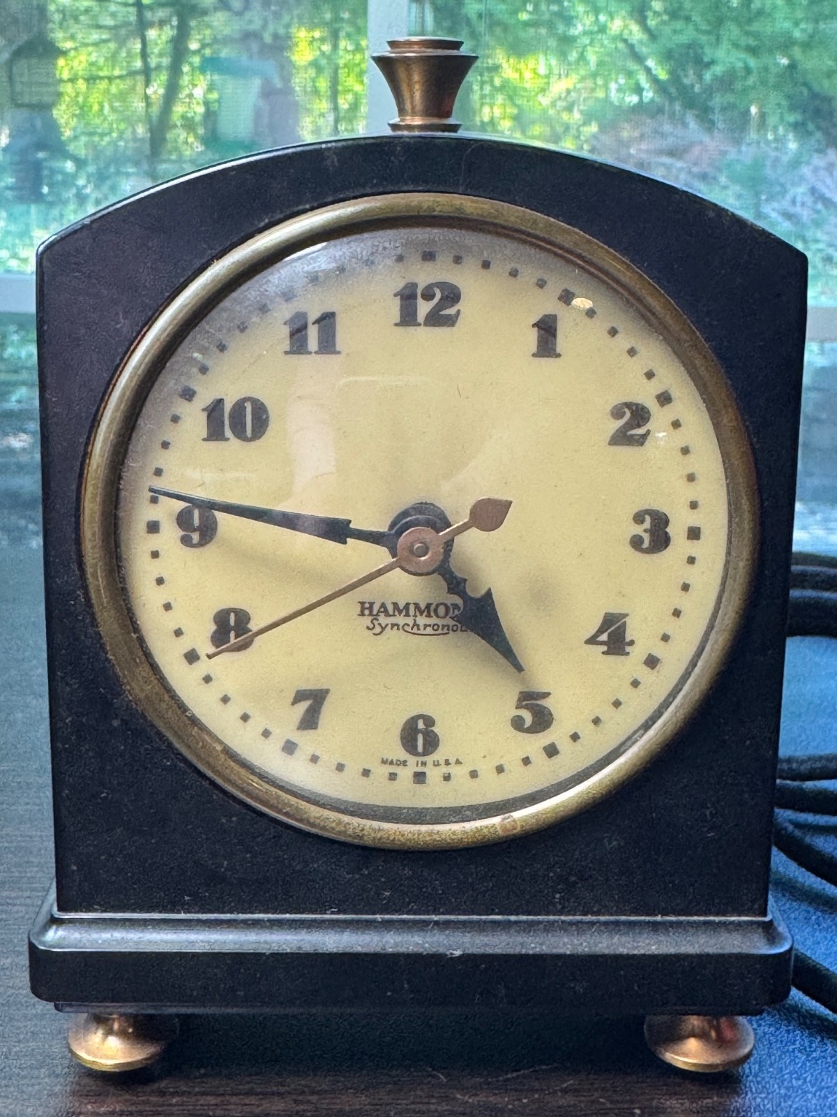Vintage 1930s Hammond Synchronous Electric Alarm Clock Art Deco RUNS & LIGHTS UP Vintage 1930s Hammond Synchronous Electric Alarm Clock Art Deco RUNS & LIGHTS UP