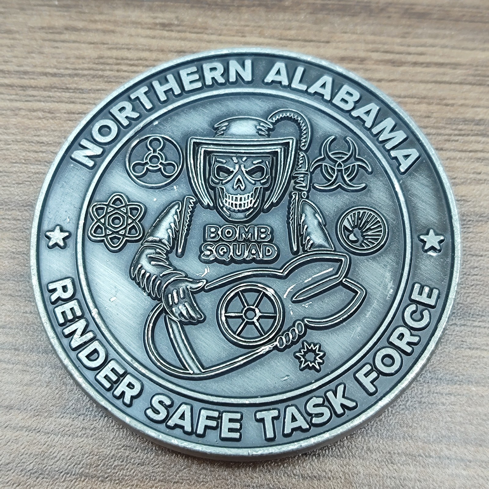 FBI Birmingham Alabama SABT Bomb Squad Render Safe Task Force Challenge Coin