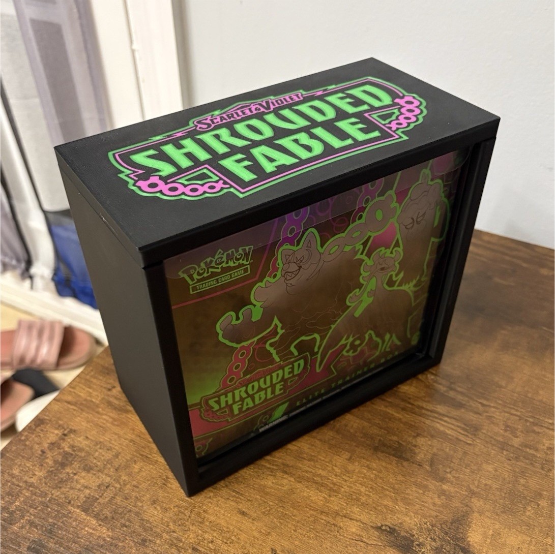 Pokémon Scarlet & Violet Shrouded Fable high quality themed Protective ETB case