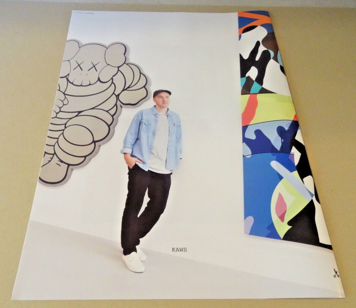 2016 + Kaws X Sneeze ART PRINT POSTER originalfake 16X16 INCHS 100% AUTHENTIC 2016 + Kaws X Sneeze ART PRINT POSTER originalfake 16X16 INCHS 100% AUTHENTIC