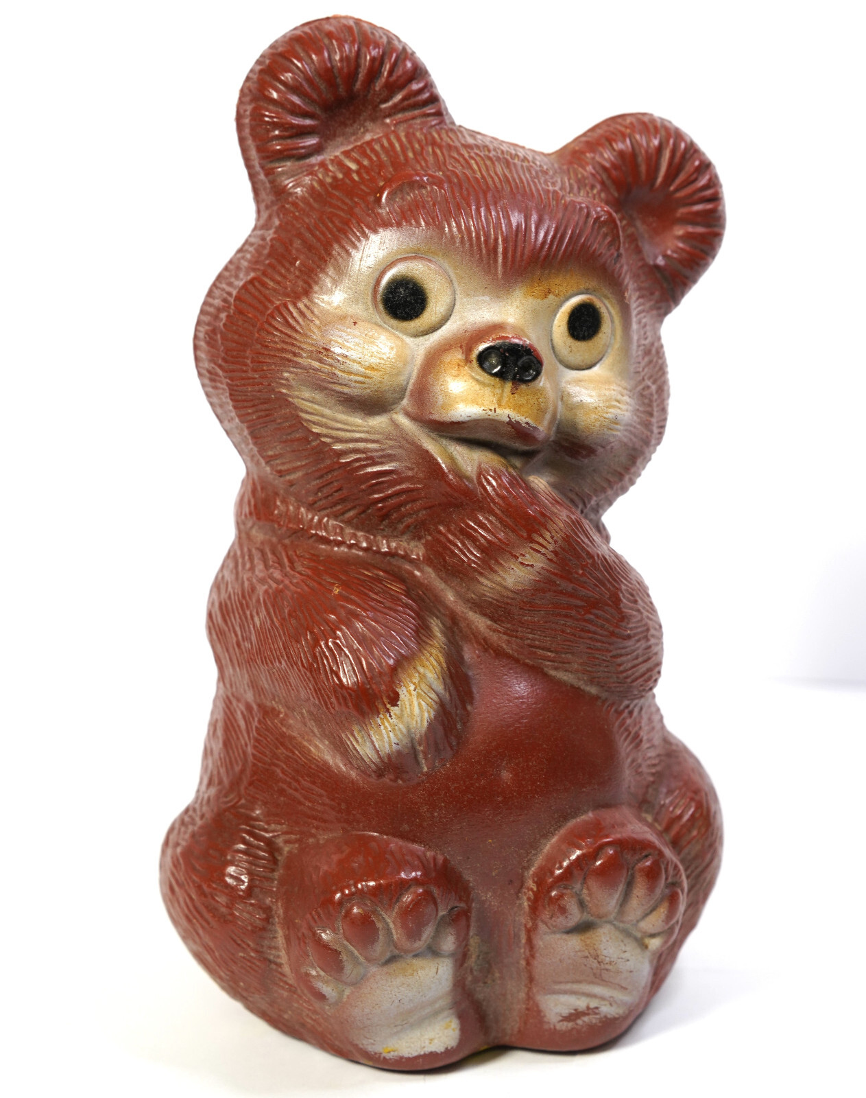 1960s Reliable Plastic Bear Blow Mold Coin Bank Retro Kitsch 10 1960s Reliable Plastic Bear Blow Mold Coin Bank Retro Kitsch 10