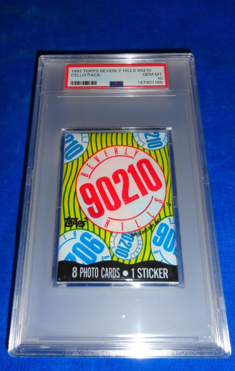 1991 Topps Beverly Hills 90210 Pack  PSA 10 Gem Mint POP 1 The Only One