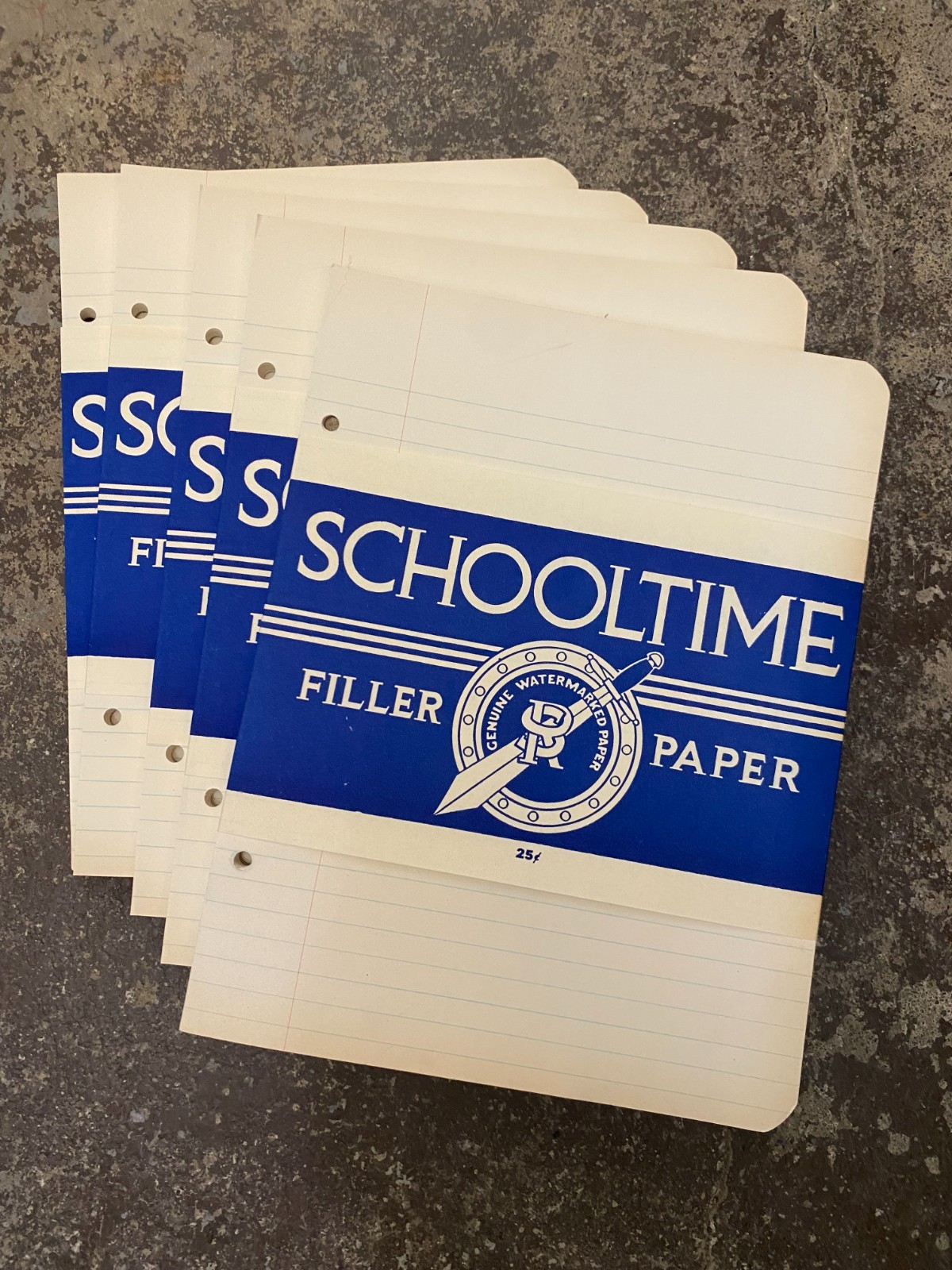 5 Packs NOS Deadstock VTG 40\'s Lined Filler Paper, 360 Sheets, \ 5 Packs NOS Deadstock VTG 40\'s Lined Filler Paper, 360 Sheets, \