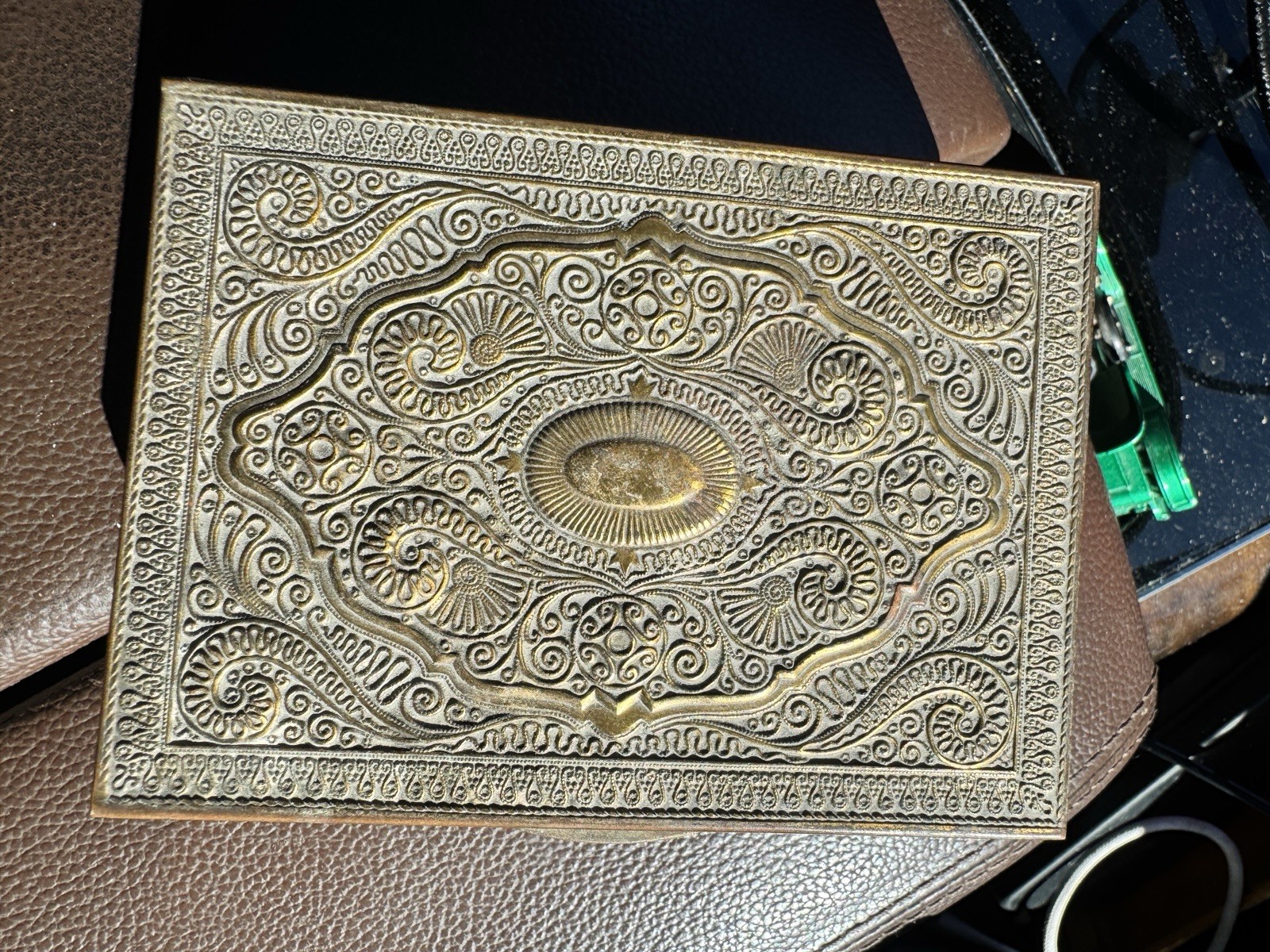Cigar Box Erhard & Sons about 1900 Gilded
