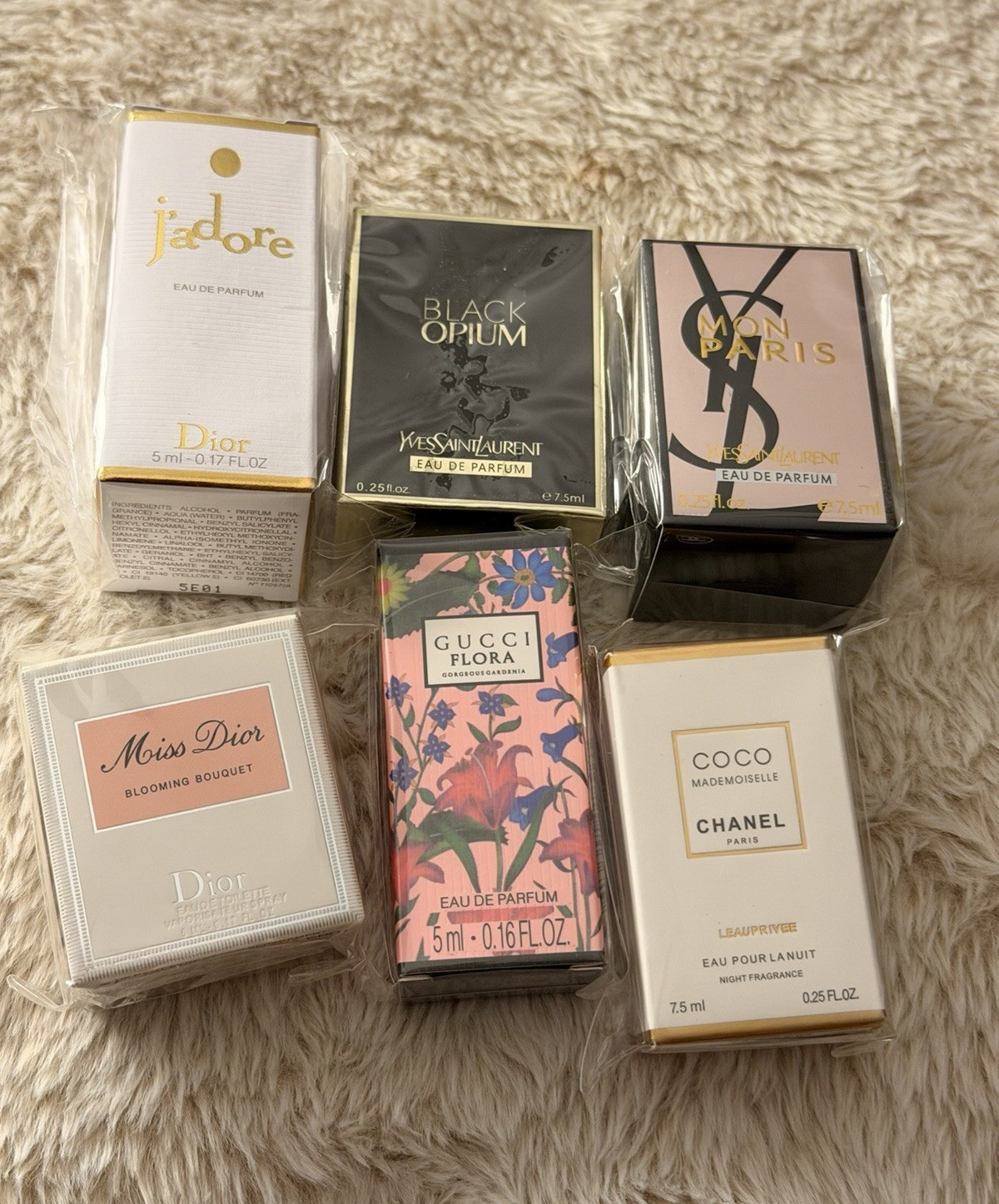 Dior YSL Gucci Chanel Prada Perfume Miniatures Lot of 11 - J’adore, Miss Dior
