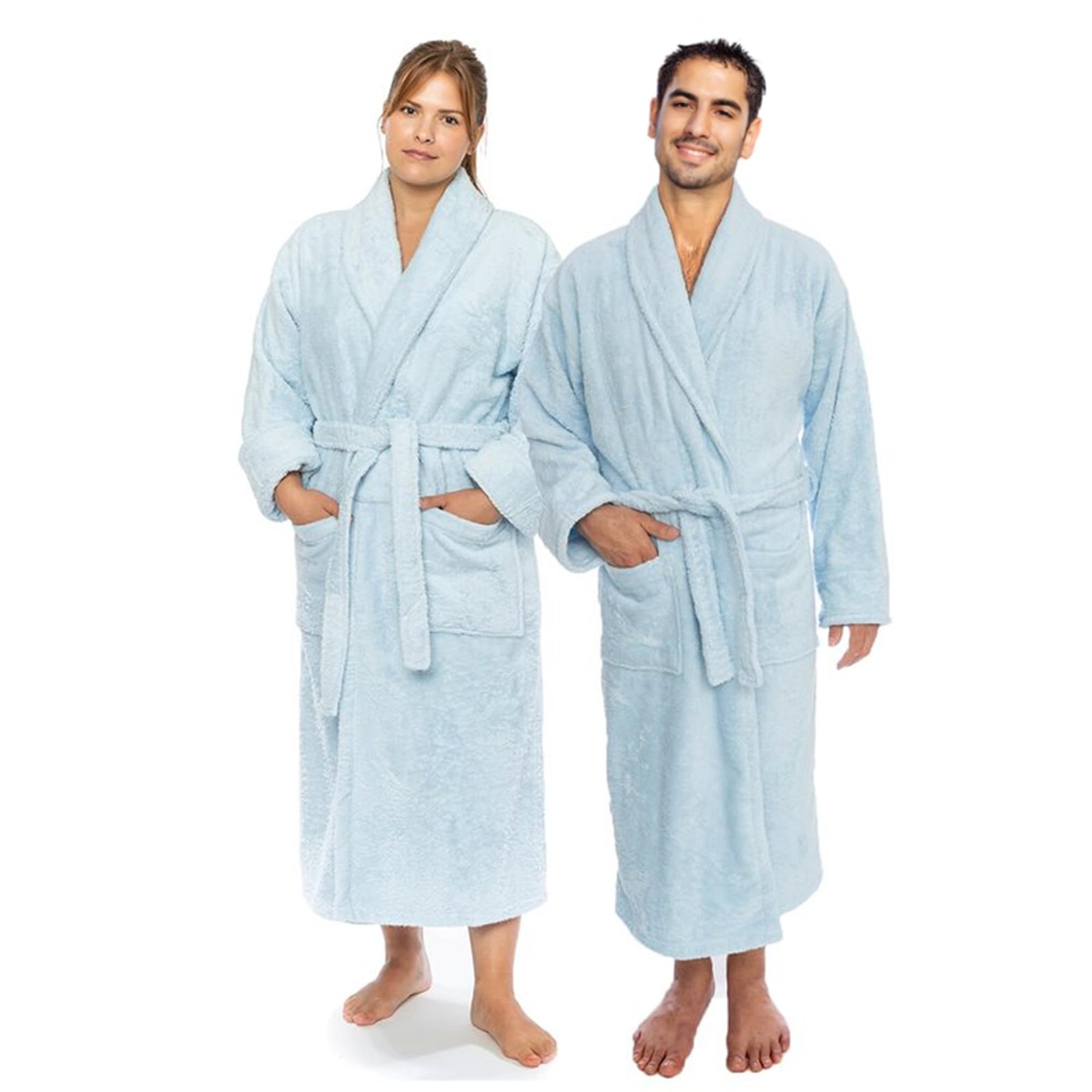 Classic Turkish Towels Unisex Cotton Bath Robe Soft Plush Long Spa Robe Classic Turkish Towels Unisex Cotton Bath Robe Soft Plush Long Spa Robe