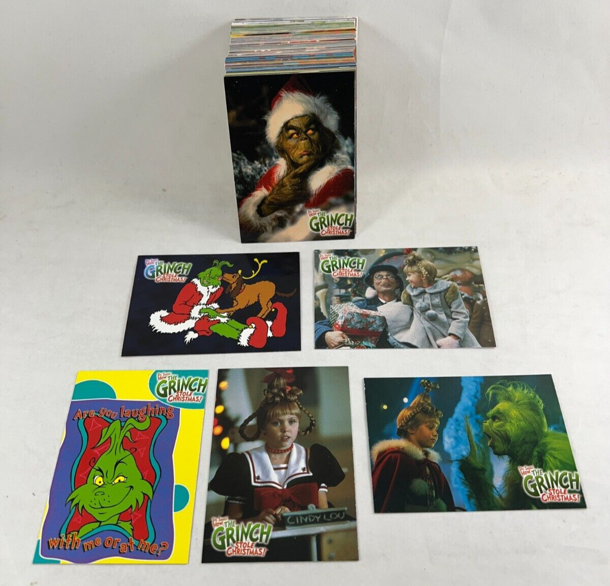 HOW THE GRINCH STOLE CHRISTMAS (2000 Movie) COMPLETE CARD SET Jim Carrey