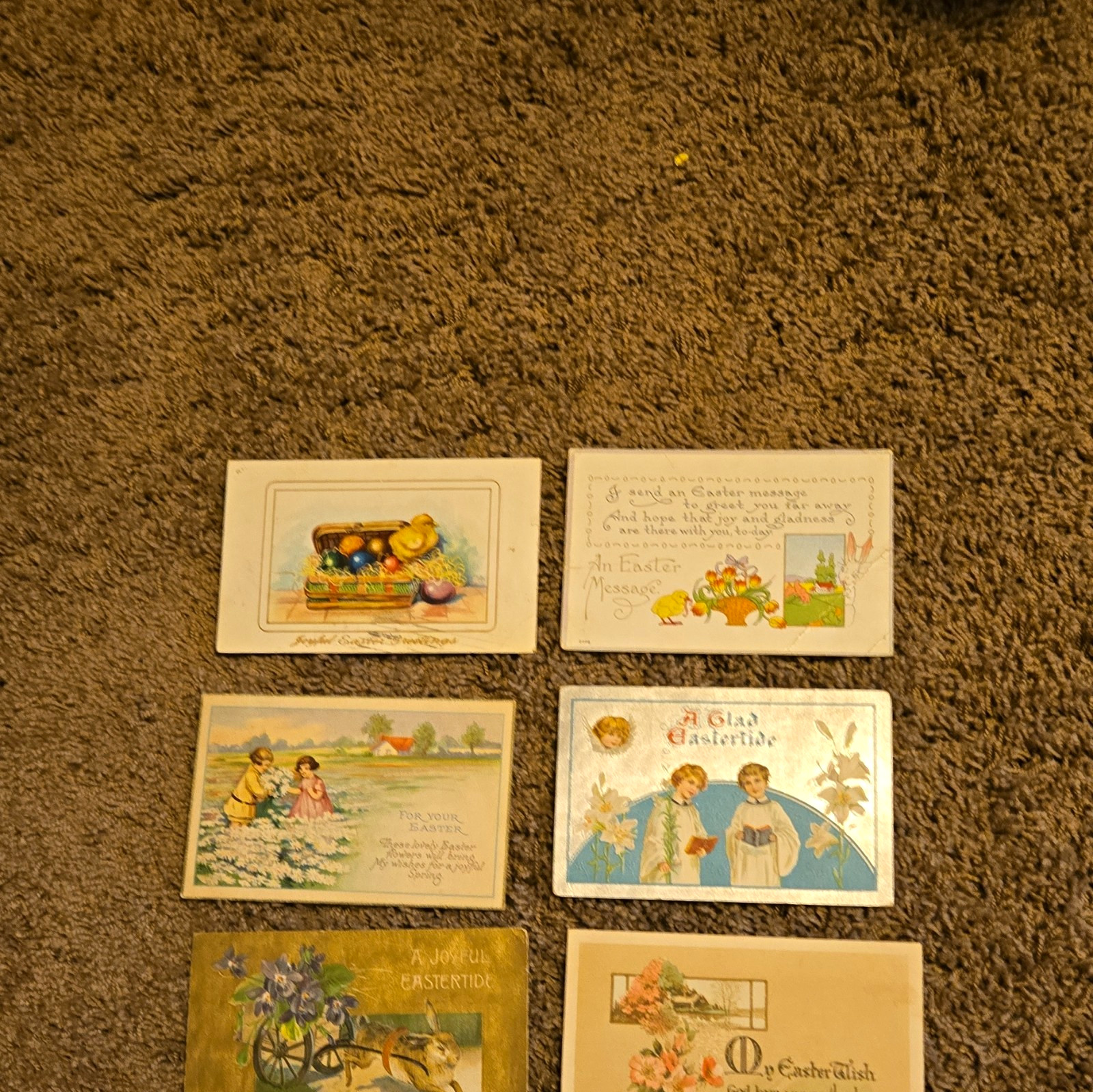Lot of 8 Antique Easter Postcards 1910s 1920s Rabbit Children Flowers Embossed Lot of 8 Antique Easter Postcards 1910s 1920s Rabbit Children Flowers Embossed