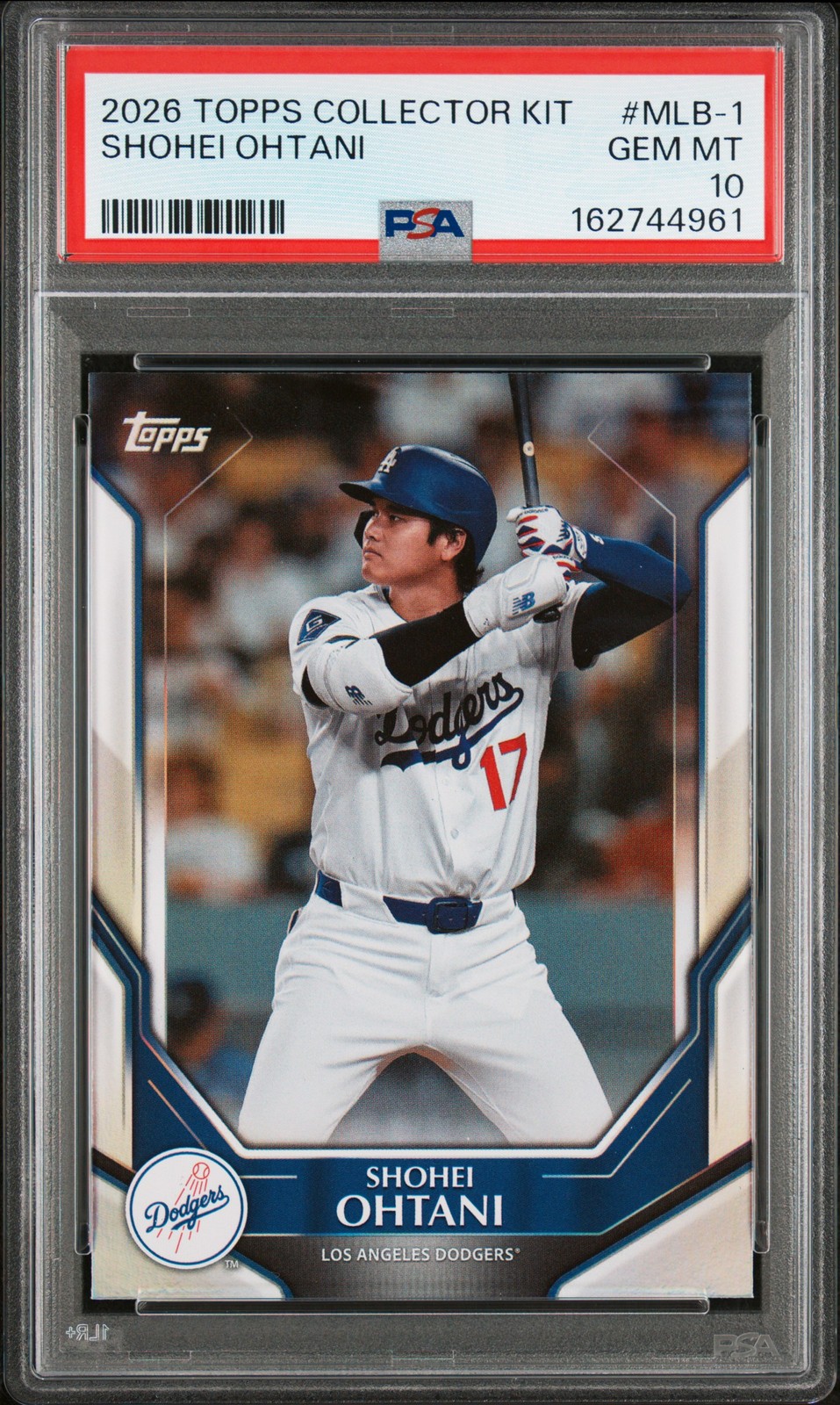 2026 TOPPS COLLECTORS KIT #MLB-1 SHOHEI OHTANI PSA 10